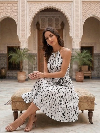 Maya | Robe Courte Imprimé Léopard