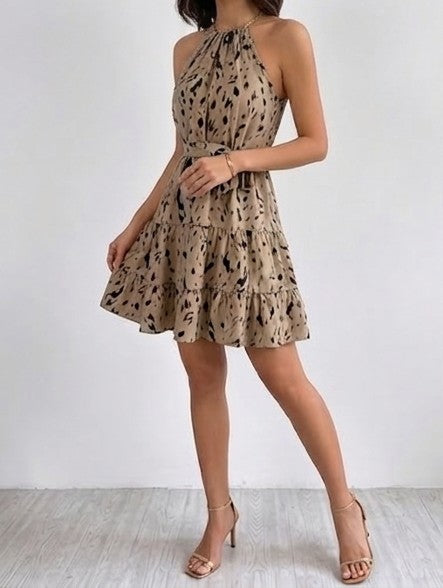 Maya | Robe Courte Imprimé Léopard