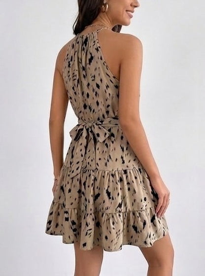 Maya | Robe Courte Imprimé Léopard