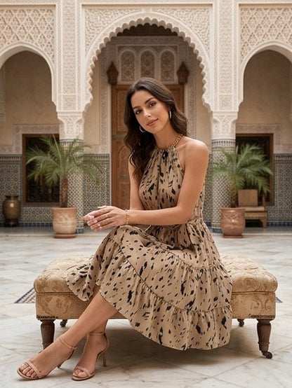 Maya | Robe Courte Imprimé Léopard