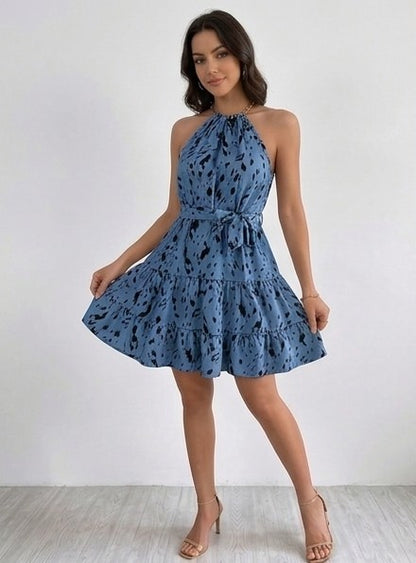 Maya | Robe Courte Imprimé Léopard